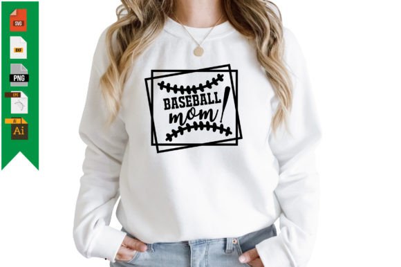 Baseball Mom Graphics for T-Shirt Designs