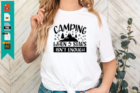 Camping Graphics: Elevating T-Shirt Designs
