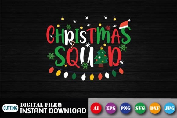 Graphics for T-Shirt Designs: Christmas Squad Review