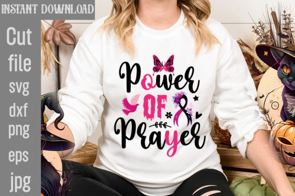 Power of Prayer SVG: Graphics for T-Shirt Designs