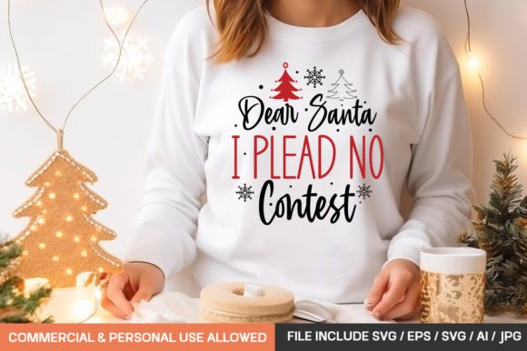Review: Dear Santa I Plead No Contest SVG for Embroidery