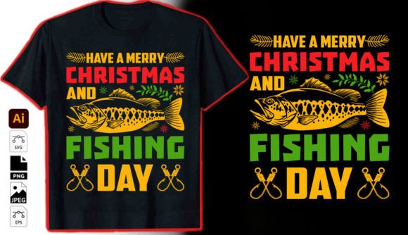 Review: Have a Merry Christmas and Fishing Shirt Design