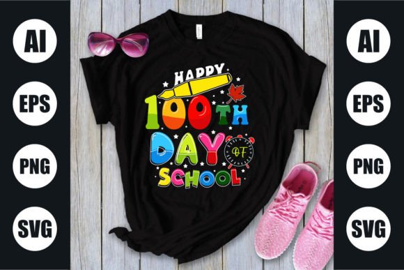 Reviewing 100 Days Graphics for T-Shirt Designs