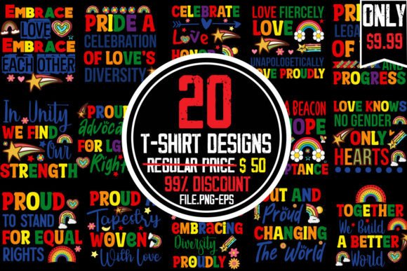 Reviewing the Pride T-Shirt Bundle: A Designer’s Take