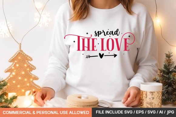 Spread the Love SVG: Graphics for T-Shirt Designs