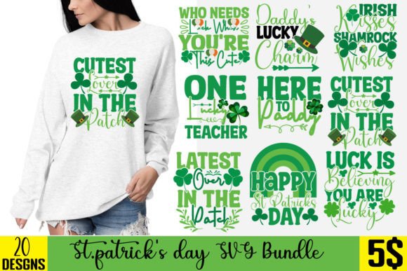 St. Patrick’s Day SVG Bundle: Graphics for T-Shirt Designs